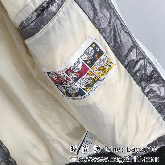 MONCLER蒙口 18ss秋冬新款 啞光銀色羽絨服 ydi1192